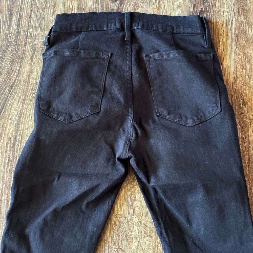 Frame Black Denim Flare Skinny Jeans Size 26 - Picture 6 of 9